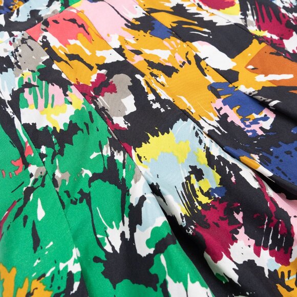 J. Crew Floral Midi Dress, Multicolor, Size 2 - Picture 8 of 13